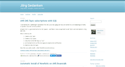 Desktop Screenshot of jorgjanke.com